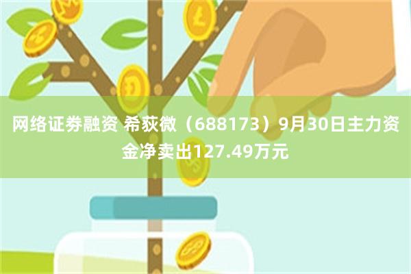 网络证劵融资 希荻微（688173）9月30日主力资金净卖出127.49万元