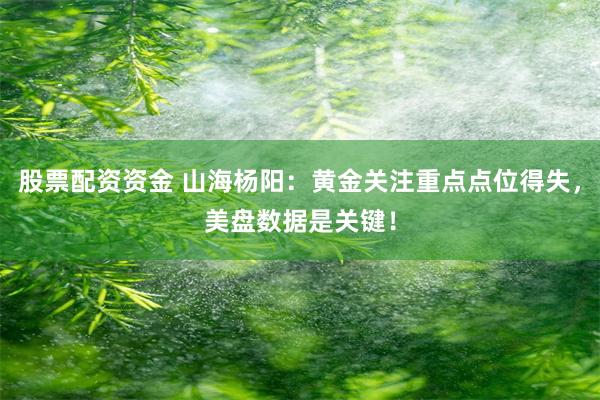 股票配资资金 山海杨阳：黄金关注重点点位得失，美盘数据是关键！