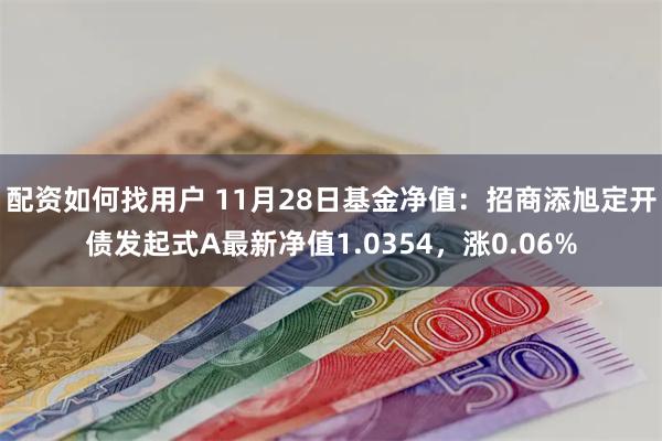 配资如何找用户 11月28日基金净值：招商添旭定开债发起式A最新净值1.0354，涨0.06%